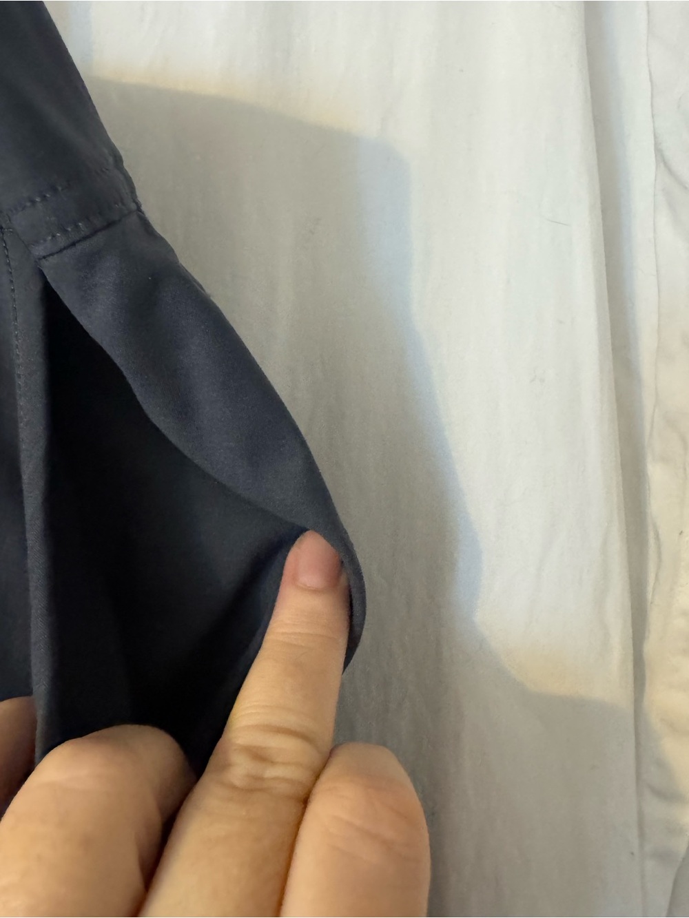 Women's Duluth Trading Woman’s Dry on the Fly Active Tech Skort in Slate ink. - Picture 3 of 16